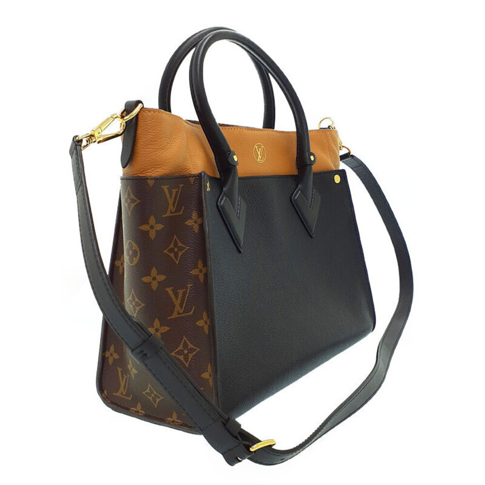 Louis Vuitton Leather Brown Monogram Bag My On Side